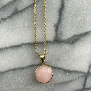 Pink Opalescent Necklace
